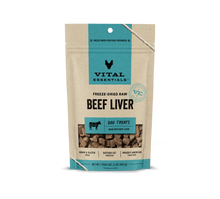 Load image into Gallery viewer, Vital Essentials Beef Liver FD Dog Treats 2.1 oz