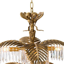 Load image into Gallery viewer, Chandelier Hildebrandt XL vintage brass finish UL