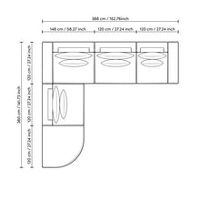 Load image into Gallery viewer, Sofa Lounge Club XL nuoro beige