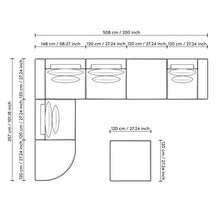 Load image into Gallery viewer, Sofa Lounge Club XL nuoro greige