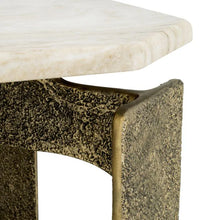 Load image into Gallery viewer, Dining Table Bodega Rectangular antique brass finish