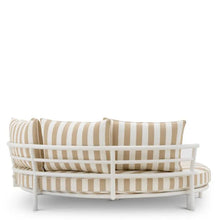 Load image into Gallery viewer, Outdoor Bed Laguno matte white florent beige