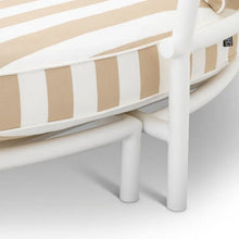 Load image into Gallery viewer, Outdoor Bed Laguno matte white florent beige
