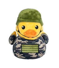 Load image into Gallery viewer, FuzzYard Commanduck Plush Dog Toy