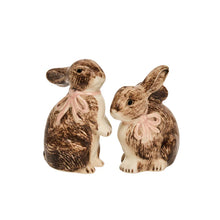 Load image into Gallery viewer, Clever Creatures Bunny Salt and Pepper Set - By Juliska