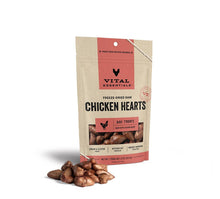 Load image into Gallery viewer, Pet Palette Distribution - Vital Essentials Chicken Hearts FD Dog Treats 1.9 oz