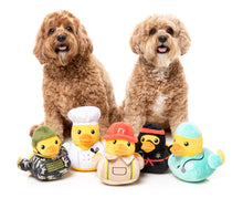 Load image into Gallery viewer, FuzzYard Commanduck Plush Dog Toy