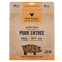 Load image into Gallery viewer, Pet Palette Distribution - Vital Essentials FDR Pork Entree & Mixer Soft Nibs 14oz