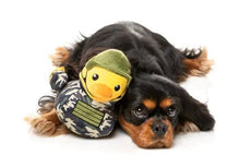Load image into Gallery viewer, FuzzYard Commanduck Plush Dog Toy