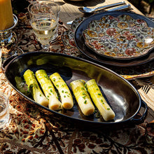 Load image into Gallery viewer, Pewter Stoneware 15.5" Shallow Baker - By Juliska