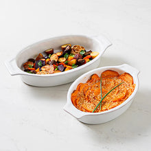 Load image into Gallery viewer, Puro 12" Oval Baker Whitewash - By Juliska