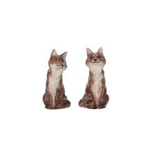 Load image into Gallery viewer, Clever Creatures Fox Salt and Pepper Set - By Juliska