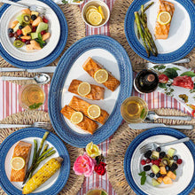 Load image into Gallery viewer, Le Panier White/Delft 16pc Place Setting (KH01/XX, KH02/XX, KH06/XX, KH07/XX) - By Juliska