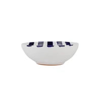 Load image into Gallery viewer, Amalfitana Cobalt Stripe Cereal Bowl