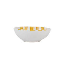 Load image into Gallery viewer, Amalfitana Yellow Stripe Cereal Bowl