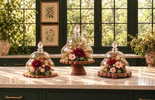 Load image into Gallery viewer, Natural Scalloped Cake Stand
