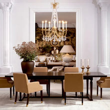 Load image into Gallery viewer, Chandelier Duvaux antique gold finish