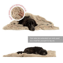 Load image into Gallery viewer, Best Friends by Sheri Blanket Shag Taupe 30x40