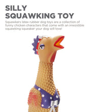 Load image into Gallery viewer, Outward Hound Squawkers Latex Rubber Henrietta Chicken Large