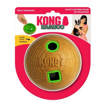 Load image into Gallery viewer, KONG® Bamboo Feeder Ball Dog Enrichment Toy Medium