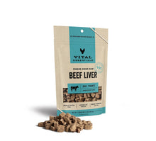 Load image into Gallery viewer, Vital Essentials Beef Liver FD Dog Treats 2.1 oz