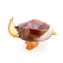 Load image into Gallery viewer, Coral Sea Large Amber Grey Sea Turtle