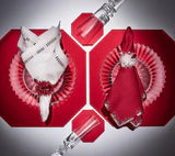 Load image into Gallery viewer, Zénith Napkin Rings in Crystal, Set of 4 in a Gift Box