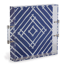 Load image into Gallery viewer, Bamboozied Indigo Lucite Tray
