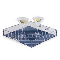 Load image into Gallery viewer, Bamboozied Indigo Lucite Tray