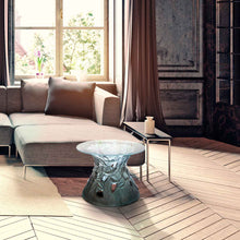 Load image into Gallery viewer, Vegetal Side Table in Blue-Grey