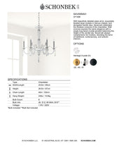 Load image into Gallery viewer, Chandelier - Savannah Collection by Schonbek

