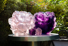 Load image into Gallery viewer, Large Violet Camellia Vase