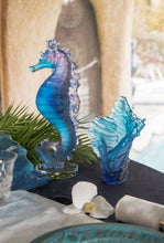 Load image into Gallery viewer, Coral Sea Blue Pink Seahorse