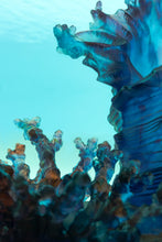 Load image into Gallery viewer, Coral Sea Blue Red Medium Bowl
