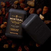 Load image into Gallery viewer, BLACK AMBER BAR SOAP