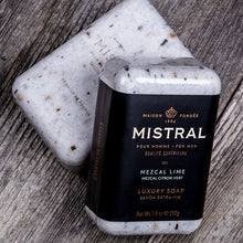 Load image into Gallery viewer, MEZCAL LIME BAR SOAP