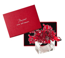 Load image into Gallery viewer, Zénith Napkin Rings in Crystal, Set of 4 in a Gift Box
