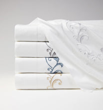 Load image into Gallery viewer, Twin Flat Sheet 74X114 - Griante  Collection - By Sferra