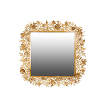 Load image into Gallery viewer, Camille Gilded Floral Leaf Mirror
