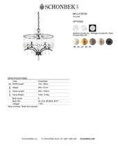 Load image into Gallery viewer, Chandelier - Bella Rose Collection by Schonbek
