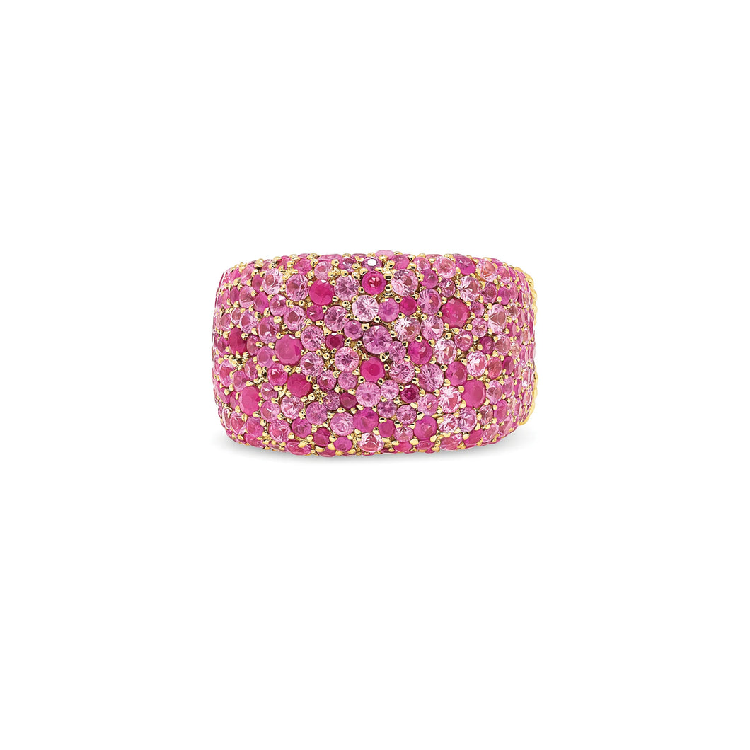 Treasure Band - Pink Sapphire & Ruby