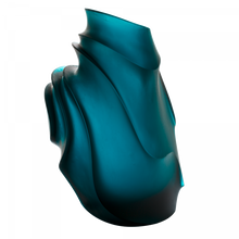 Load image into Gallery viewer, Large Sand Vase in Blue by Christian Ghion 125 ex