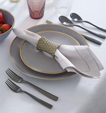 Load image into Gallery viewer, S/2 Napkin Ring - Facet  Collection - By Sferra