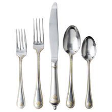 Load image into Gallery viewer, Berry & Thread Bright Satin with Gold Accents Place Setting (FWBT01/67, FWBT02/67,FWBT03/67,FWBT04/67,FWBT05/67) - By Juliska