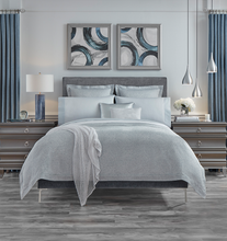 Load image into Gallery viewer, Full/Queen Duvet Cover 88X92 - Gocce  Collection - By Sferra