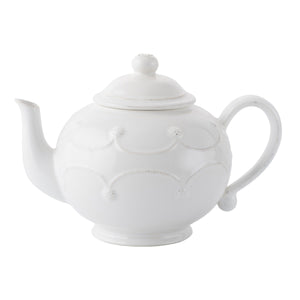 Berry & Thread Whitewash Teapot - By Juliska