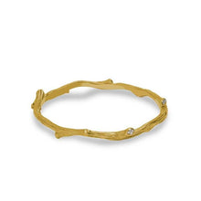 Load image into Gallery viewer, Enchanted Forest Bangle Bracelet with Diamonds