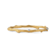 Load image into Gallery viewer, Enchanted Forest Bangle Bracelet with Diamonds