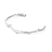 Load image into Gallery viewer, Enchanted Forest Bangle Bracelet with Diamonds