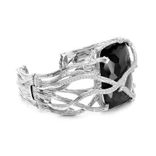 Load image into Gallery viewer, Enchanted Forest Cuff Bracelet with Diamonds